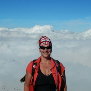 Above the clouds on Mt Rinjani, Indonesia